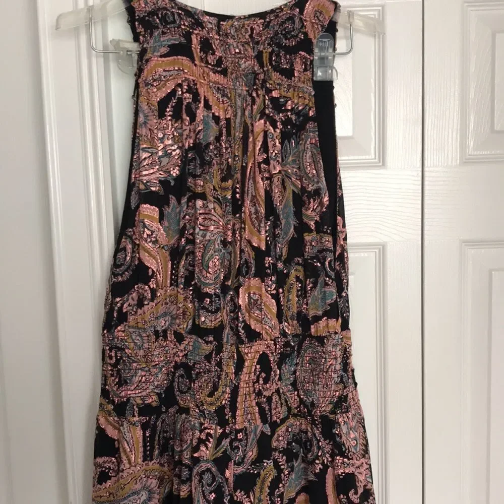 Free People Gold Dust Jumpsuit size M